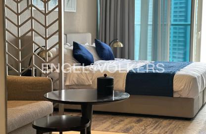 Apartment - Studio - 1 Bathroom for rent in Damac Maison Prive A - Damac Maison Prive - Business Bay - Dubai