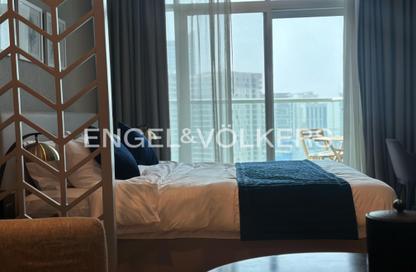 Apartment - Studio - 1 Bathroom for rent in Damac Maison Prive A - Damac Maison Prive - Business Bay - Dubai