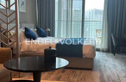 Apartment - Studio - 1 Bathroom for rent in Damac Maison Prive A - Damac Maison Prive - Business Bay - Dubai