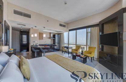 Apartment - Studio - 1 for rent in Gevora Hotel - Sheikh Zayed Road - Dubai