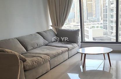 Apartment - 1 Bedroom - 2 Bathrooms for rent in Silverene Tower B - Silverene - Dubai Marina - Dubai