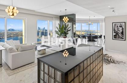 Apartment - 3 - 6 for rent in Grand Bleu Tower 2 - Grand Bleu - Emaar Beachfront - Dubai Harbour - Dubai