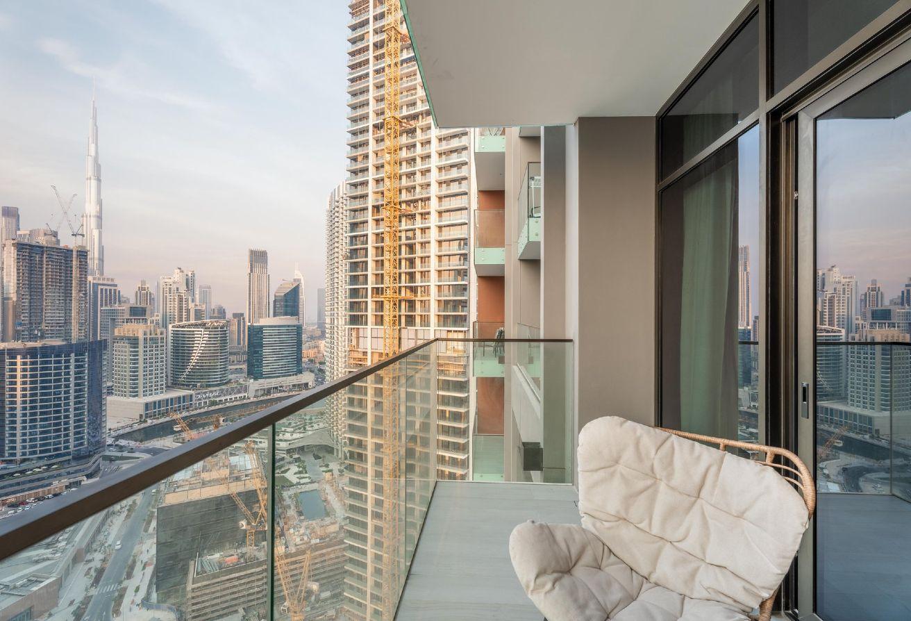 Studio | Canal View & Burj Khalifa photo 18