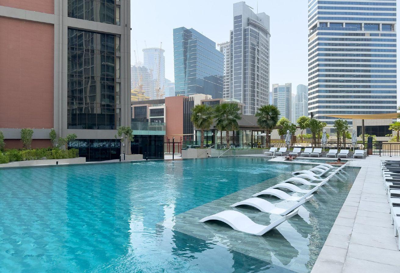 Studio | Canal View & Burj Khalifa photo 27