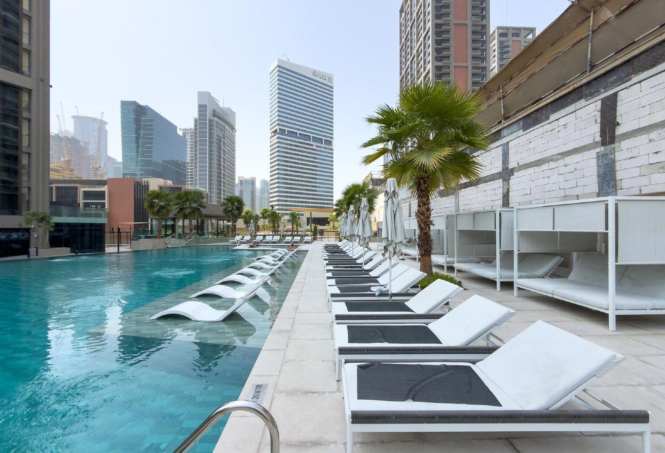 Studio | Canal View & Burj Khalifa photo 28
