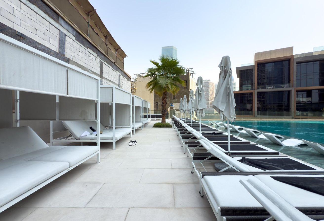 Studio | Canal View & Burj Khalifa photo 26