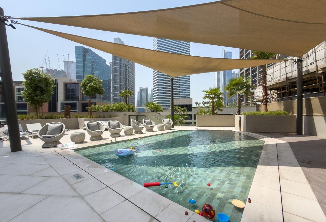 Studio | Canal View & Burj Khalifa photo 30