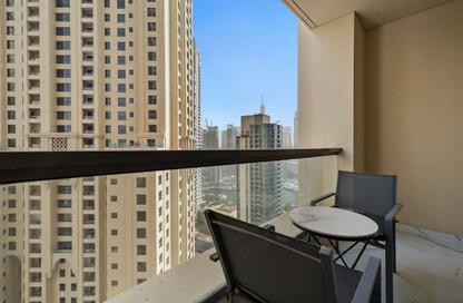 Apartment - 2 - 2 for rent in Rimal 3 - Rimal - Jumeirah Beach Residence - Dubai