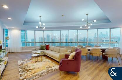 Apartment - 4 Bedrooms - 4 Bathrooms for rent in Horizon Tower - Dubai Marina - Dubai