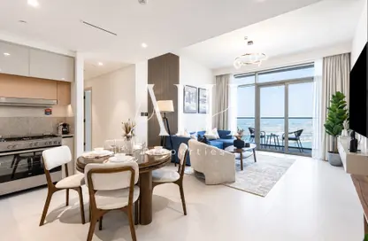 Apartment - 3 Bedrooms - 4 Bathrooms for rent in Marina Vista Tower 2 - Marina Vista - Emaar Beachfront - Dubai Harbour - Dubai