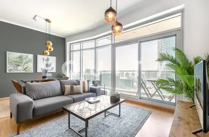 شقة - غرفة نوم - 2 حمامات للايجار في A برج فيوز - برج فيوز - وسط مدينة دبي - دبي