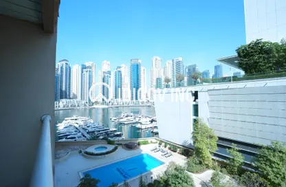 شقة - 2 غرف نوم - 3 حمامات للايجار في شراع المارينا - دبي مارينا - دبي