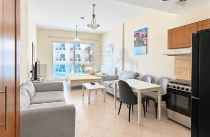 Apartment - Studio - 1 for rent in Lago Vista B - Lago Vista - Dubai Production City (IMPZ) - Dubai