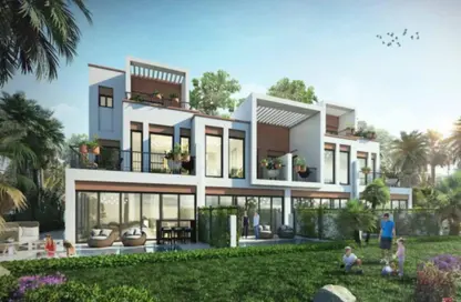 Townhouse - 5 Bedrooms - 6 Bathrooms for sale in Costa Brava at DAMAC Lagoons - Damac Lagoons - Dubai