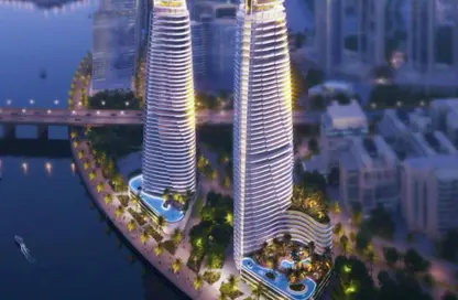 شقة - غرفة نوم - 1 حمام للبيع في مرتفعات القناة - الخليج التجاري - دبي