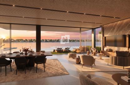 Villa - 5 - 6 for sale in Beach Collection Frond N - Beach Collection - Palm Jebel Ali - Dubai