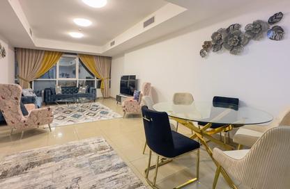 Apartment - 2 Bedrooms - 2 Bathrooms for rent in Beach Tower 2 - Al Khan Lagoon - Al Khan - Sharjah