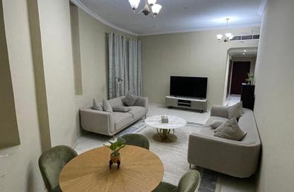 Apartment - 2 Bedrooms - 2 Bathrooms for rent in Orient Tower 1 - Orient Towers - Al Bustan - Ajman