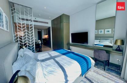 Apartment - Studio - 1 Bathroom for rent in Damac Maison Prive B - Damac Maison Prive - Business Bay - Dubai