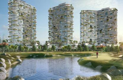 Apartment - 1 - 2 for sale in Golf Greens 1 Tower A - Golf Greens 1 - Golf Greens - Damac Hills - Dubai