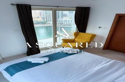 Apartment - 1 Bedroom - 1 Bathroom for rent in Marina View Tower B - Marina View - Dubai Marina - Dubai