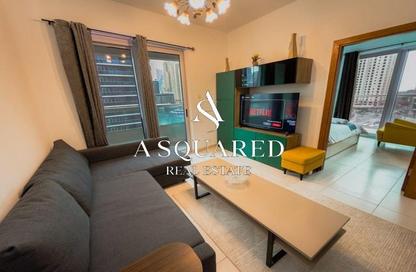 Apartment - 1 Bedroom - 1 Bathroom for rent in Marina View Tower B - Marina View - Dubai Marina - Dubai