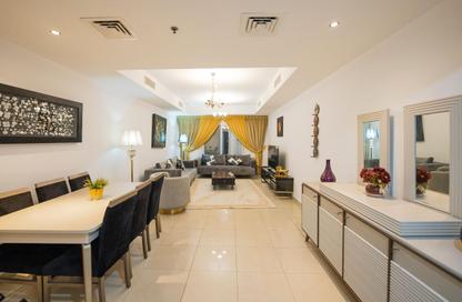 Apartment - 1 Bedroom - 2 Bathrooms for rent in Beach Tower 2 - Al Khan Lagoon - Al Khan - Sharjah