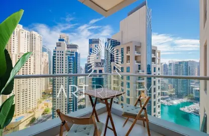 شقة - 2 غرف نوم - 2 حمامات للبيع في برج شيمارا - مارينا بروموناد - دبي مارينا - دبي