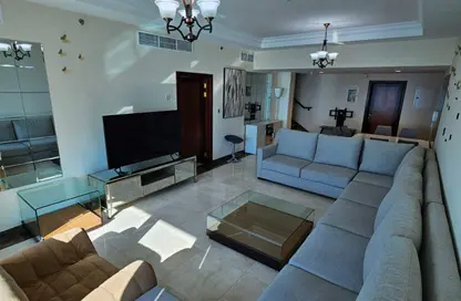 Apartment - 3 Bedrooms - 3 Bathrooms for rent in Ajman Corniche Residences - Ajman Corniche Road - Ajman