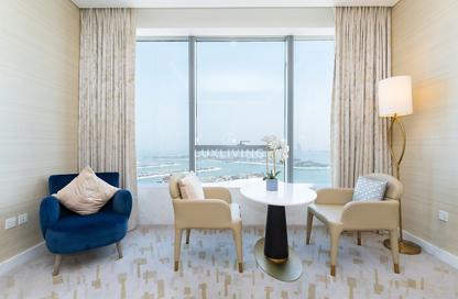Apartment - Studio - 1 Bathroom for rent in The Palm Tower - Palm Jumeirah - Dubai
