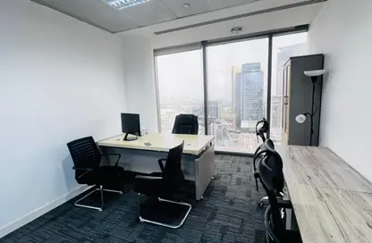 Office Space - Studio - 4 Bathrooms for rent in Al Saqr Business Tower - Sheikh Zayed Road - Dubai