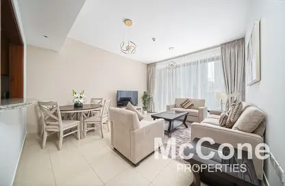 شقة - غرفة نوم - 2 حمامات للايجار في برج ستاندبوينت 1 - أبراج ستاند بوينت - وسط مدينة دبي - دبي