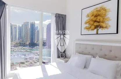 Apartment - 2 Bedrooms - 3 Bathrooms for rent in Damac Heights - Dubai Marina - Dubai