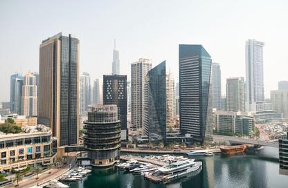 Apartment - 1 - 1 for rent in Bay Central Tower Central - Bay Central - Dubai Marina - Dubai