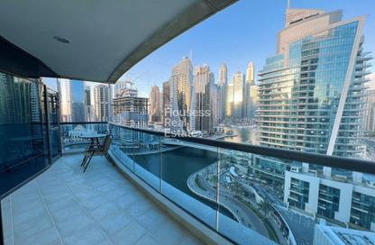 Apartment - 3 Bedrooms - 4 Bathrooms for rent in Time Place Tower - Dubai Marina - Dubai