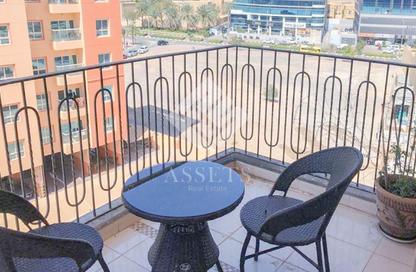 Apartment - 1 Bedroom - 2 Bathrooms for rent in University View Block B - University View - Dubai Silicon Oasis - Dubai