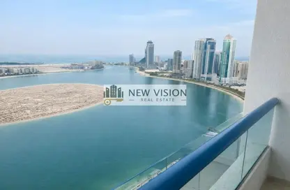 Apartment - 2 Bedrooms - 4 Bathrooms for rent in Danat Al Khan Tower - Al Khan Lagoon - Al Khan - Sharjah