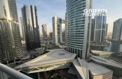 Apartment - Studio - 1 Bathroom for rent in Lake Terrace - JLT Cluster D - Jumeirah Lake Towers - Dubai