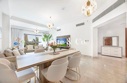Apartment - 2 Bedrooms - 3 Bathrooms for rent in The Fairmont Palm Residence North - The Fairmont Palm Residences - Palm Jumeirah - Dubai