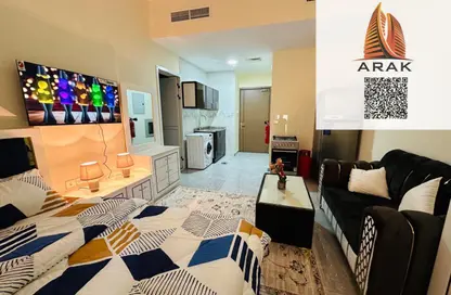 Apartment - Studio - 1 Bathroom for rent in Corniche Tower - Ajman Corniche Road - Ajman