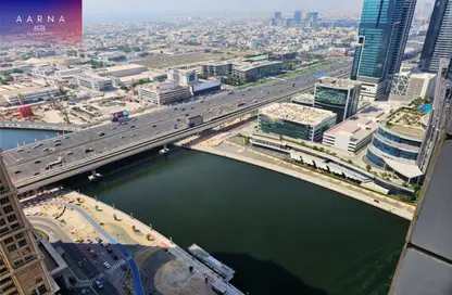 شقة - غرفة نوم - 2 حمامات للايجار في برج نورا - مدينة الحبتور - الخليج التجاري - دبي