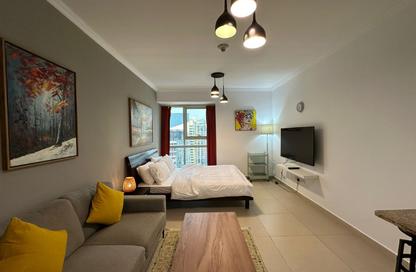Apartment - Studio - 1 Bathroom for rent in Goldcrest Executive - JLT Cluster C - Jumeirah Lake Towers - Dubai