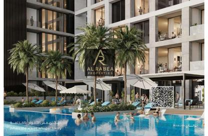 Apartment - 1 Bedroom - 2 Bathrooms for sale in Mawjan Tower - Ajman Corniche Road - Ajman