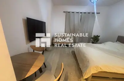 Apartment - Studio - 1 Bathroom for rent in Waters Edge - Yas Island - Abu Dhabi