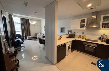 Apartment - 1 - 1 for rent in Golf Veduta Hotel Apartments B - Golf Veduta Hotel Apartments - Golf Town - Damac Hills - Dubai