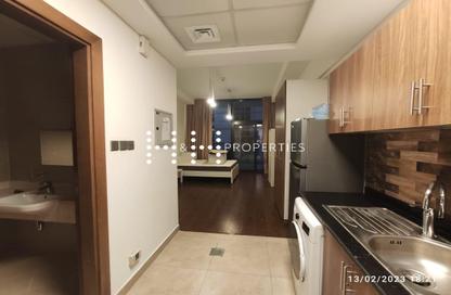 Apartment - Studio - 1 Bathroom for rent in Binghatti Diamonds - Dubai Silicon Oasis - Dubai