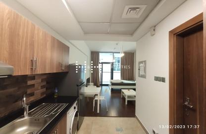 Apartment - Studio - 1 Bathroom for rent in Binghatti Diamonds - Dubai Silicon Oasis - Dubai