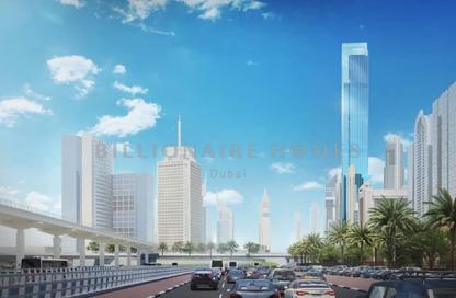 بنتهاوس - غرفة نوم - 2 حمامات للبيع في برج عزيزي - شارع الشيخ زايد - دبي