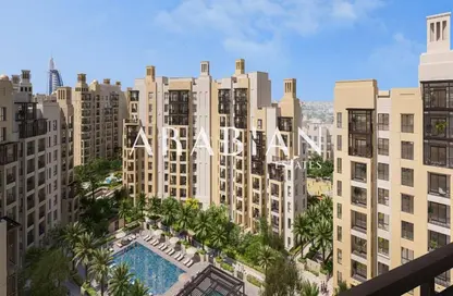 Apartment - 3 Bedrooms - 4 Bathrooms for sale in Lamaa - Madinat Jumeirah Living - Umm Suqeim - Dubai