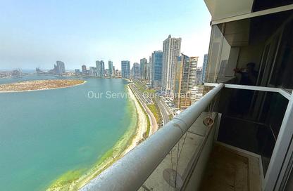 Apartment - 2 Bedrooms - 2 Bathrooms for rent in Al Waha Residence - Al Khan - Sharjah